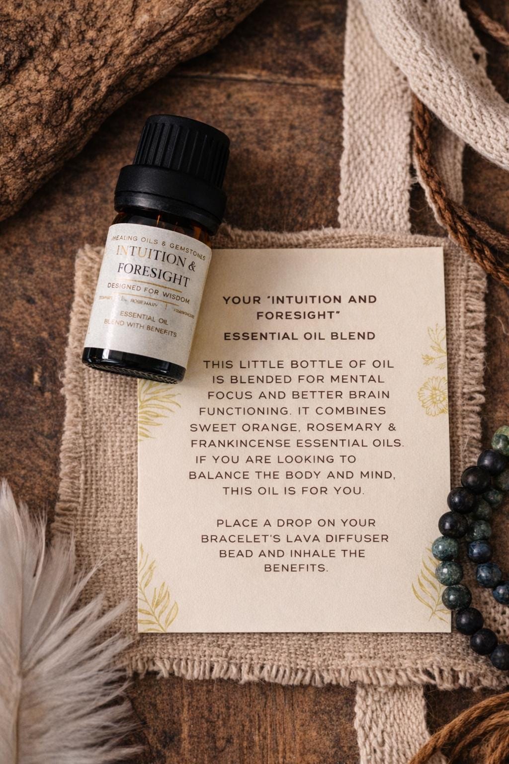 Men's Essential Oil Blend: Aromatherapy for Stress Relief & Energy
