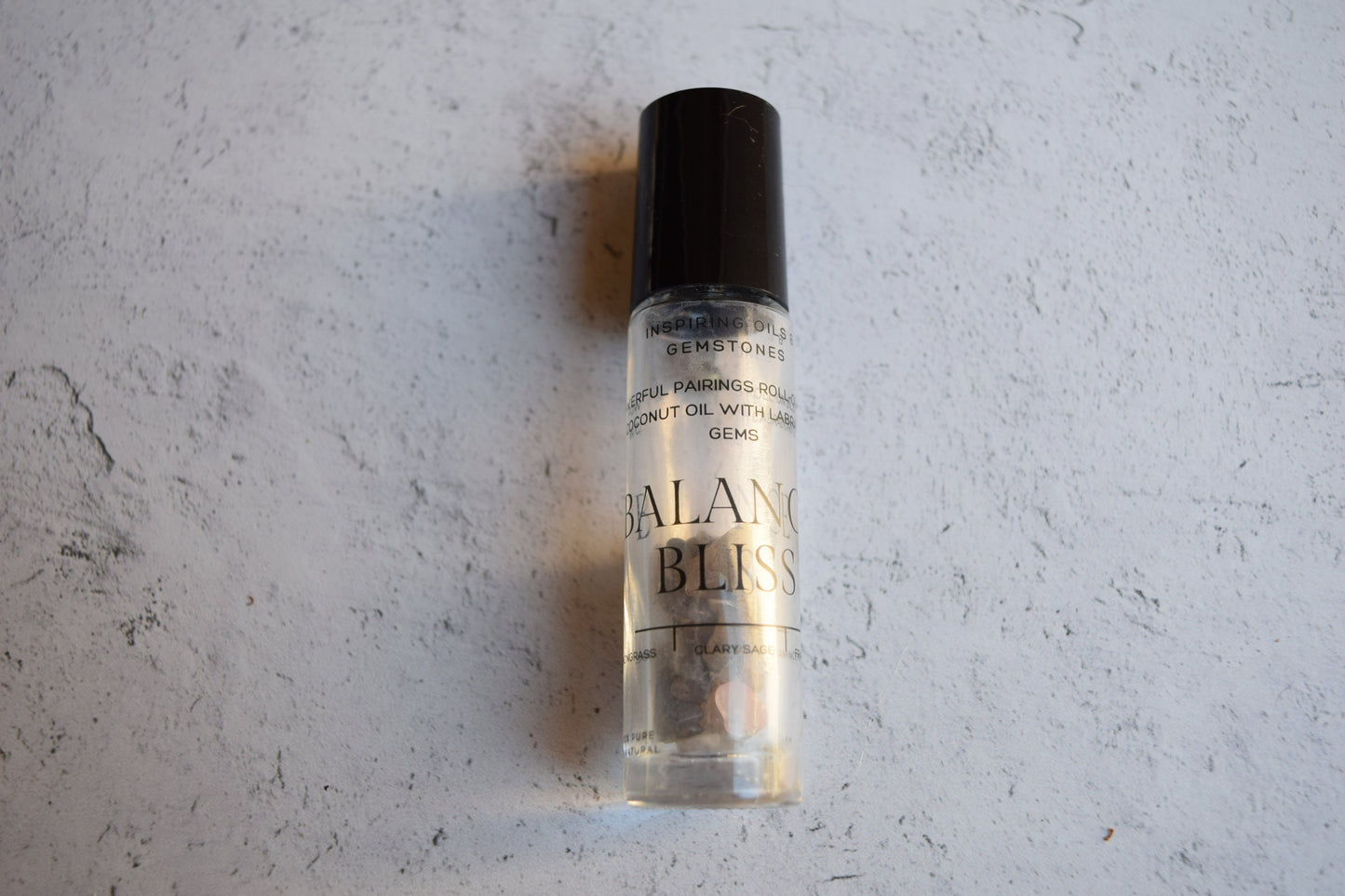 Aromatherapy Roll On with Gemstones: Essential Oil Blends for Your Vibe