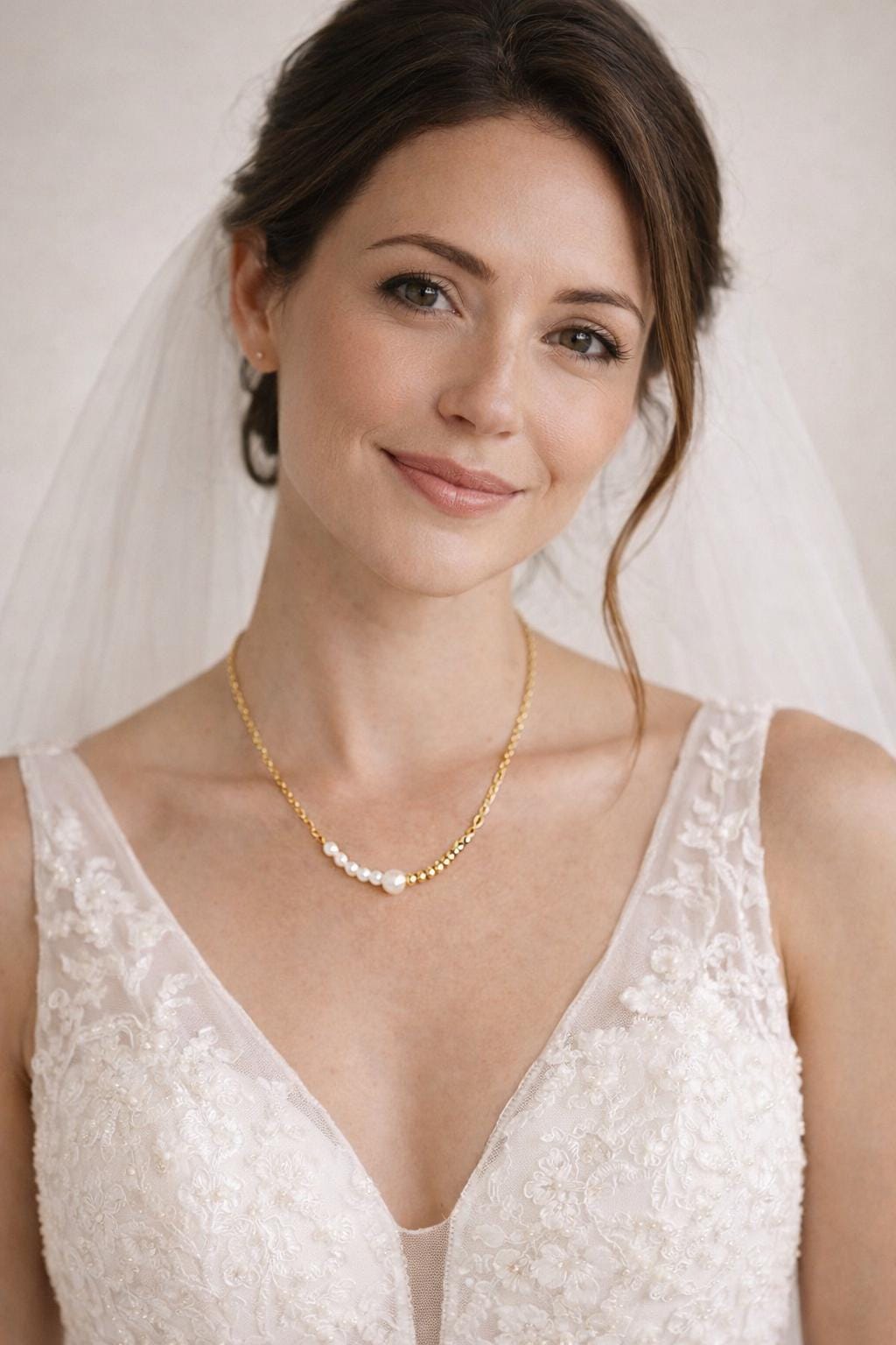 Freshwater Pearl Necklace: Gold or Silver Chain • Minimal Pearl Jewelry • Bridal Pearl Necklace • Everyday Elegant Necklace