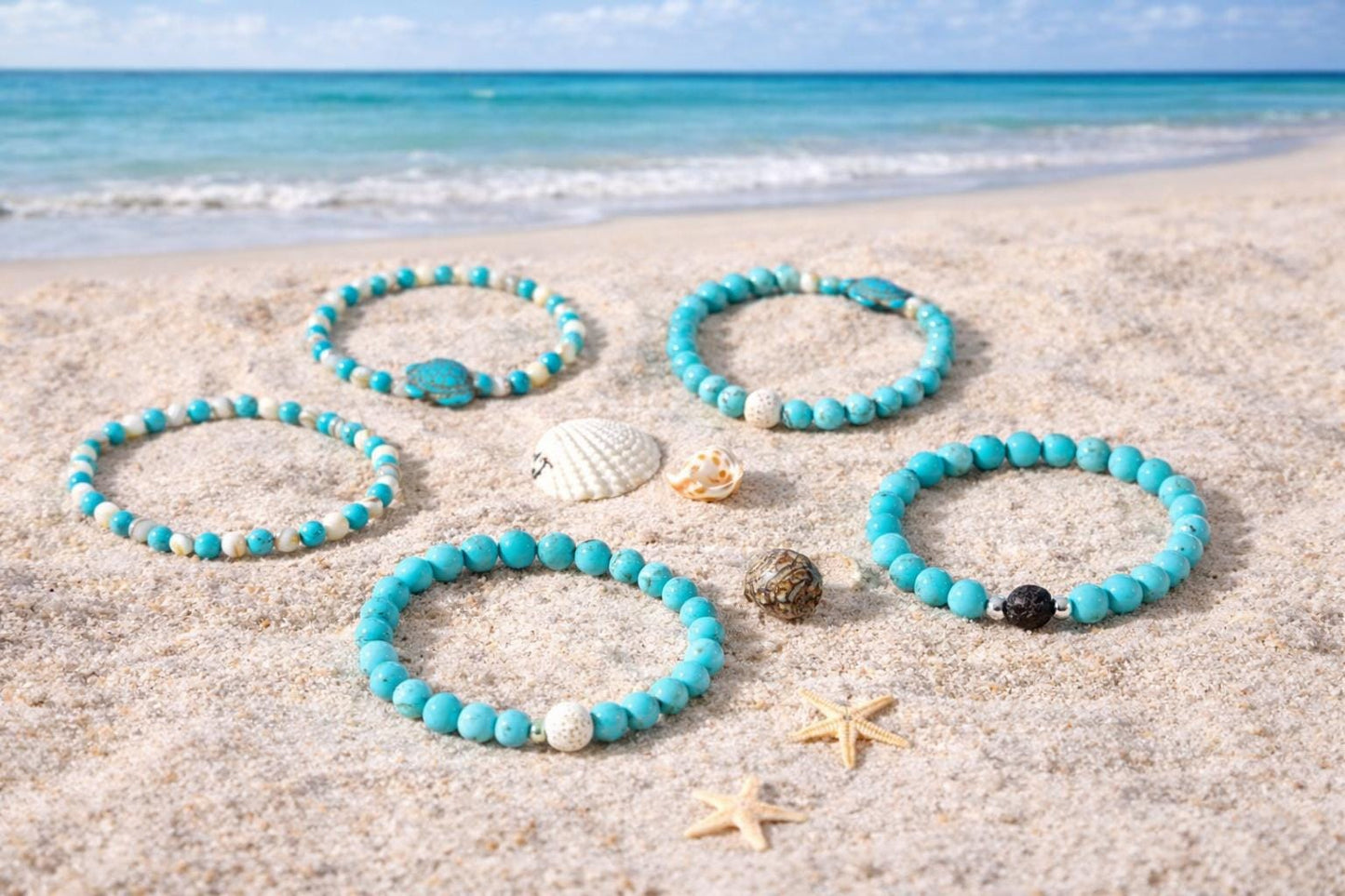 Turquoise Sea Turtle Anklet: Women's Good Luck Charm • Encourages Strength and Empowerment