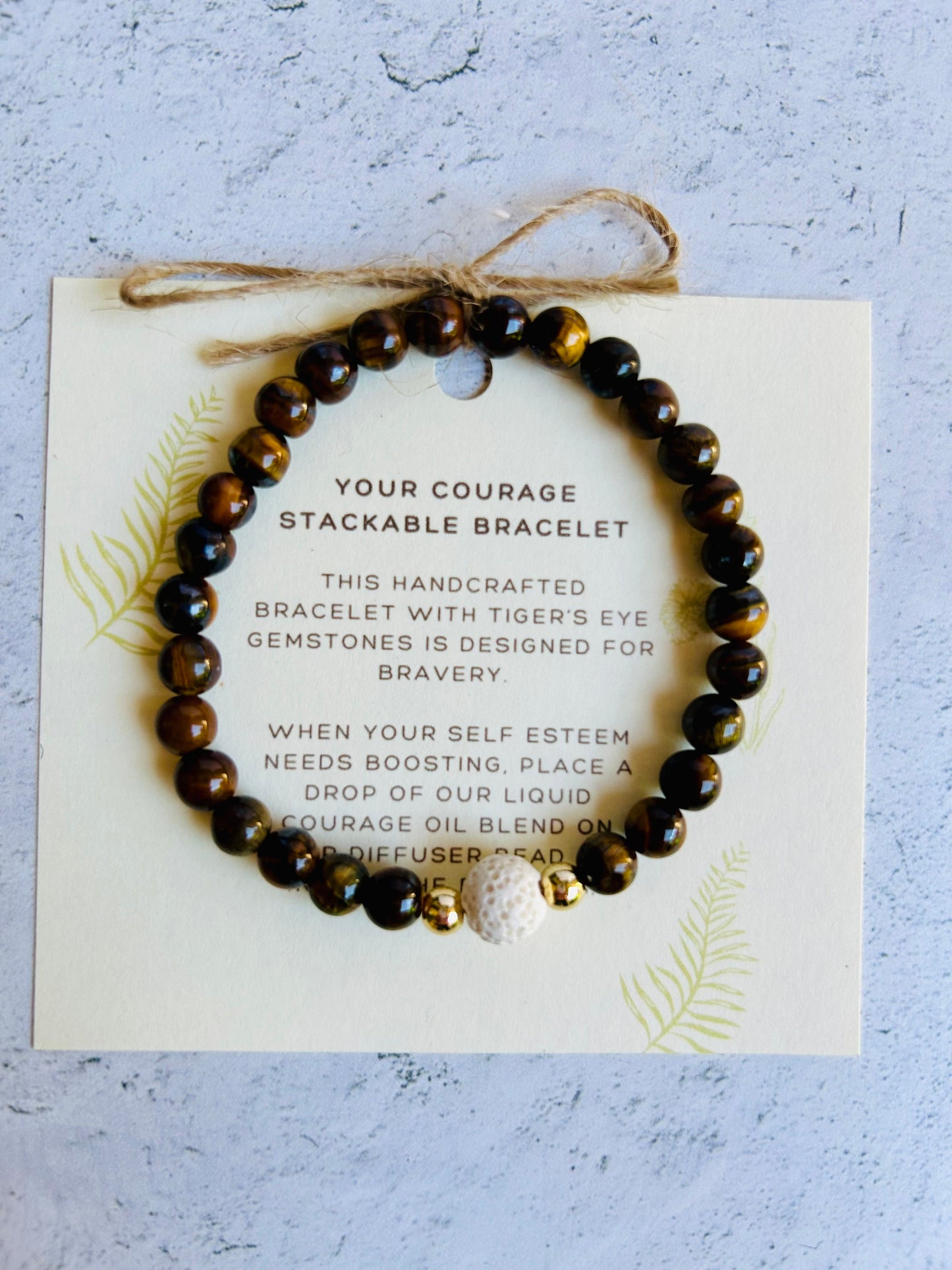 Genuine Gemstone Stretchy Bracelet: Choose 4 or 6mm • Amethyst, Rose Quartz, Lapis Lazuli, Tiger's Eye, Citrine, Labradorite or Moonstone • White or Black Lava Stone •Gold or Silver