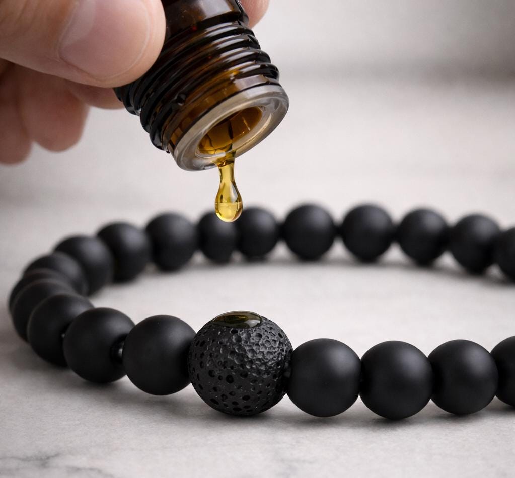 Men's Essential Oil Blend: Aromatherapy for Stress Relief & Energy