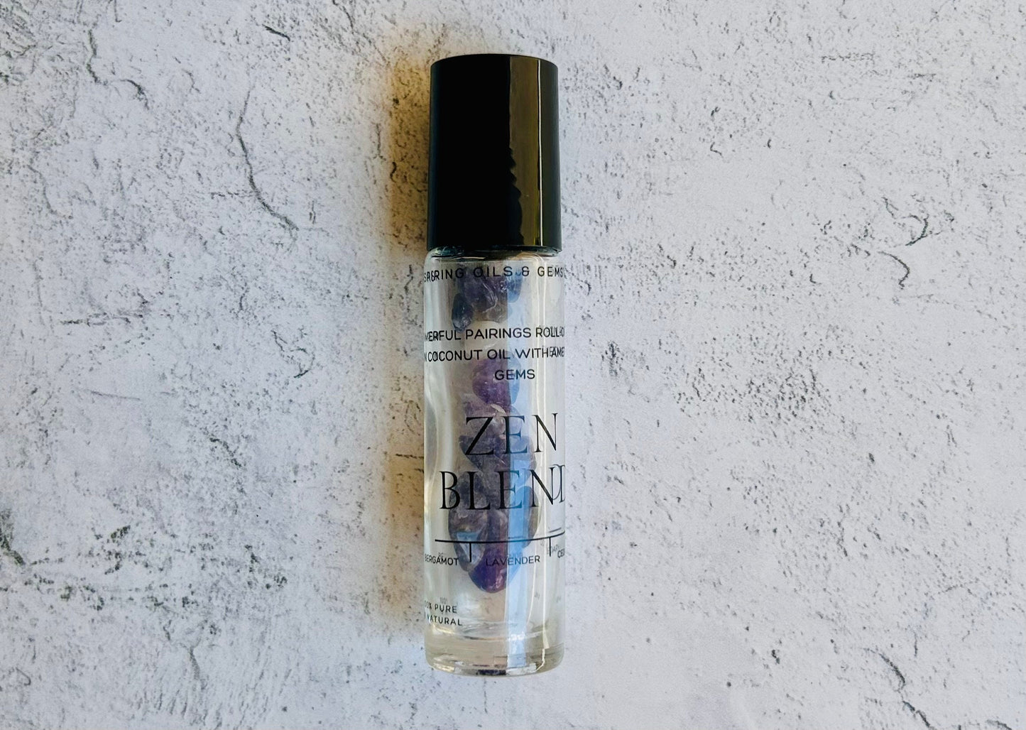 Aromatherapy Roll On with Gemstones: Essential Oil Blends for Your Vibe