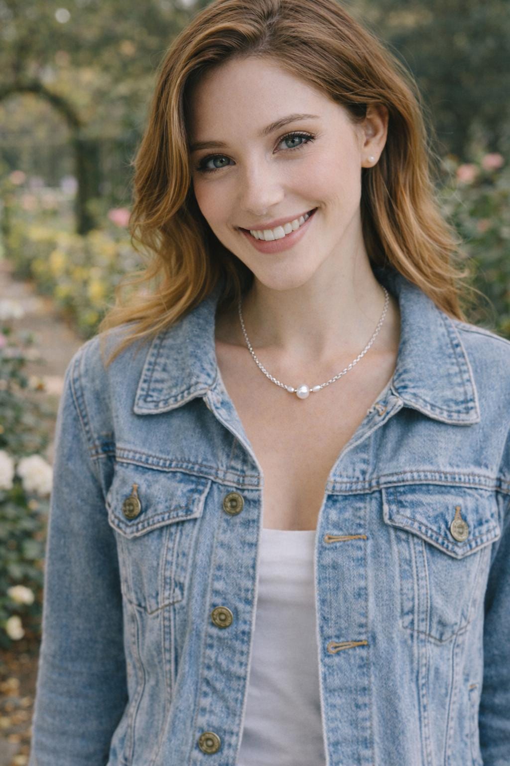 Freshwater Pearl Necklace: Available in Two Styles • Single Pearl or Single with Two Seed Pearls • Gold or Silver on a Paperclip Chain