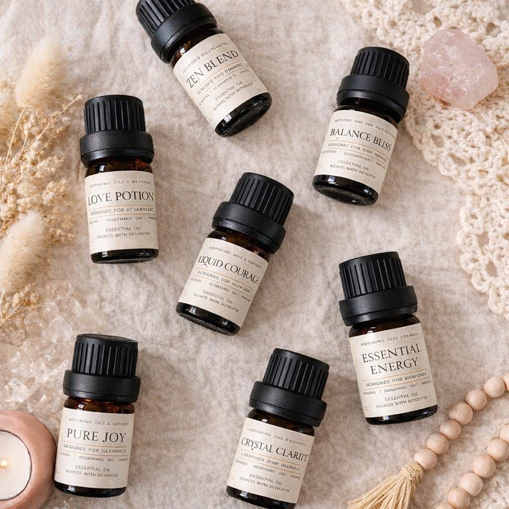 Therapeutic Essential Oil Blends for Women: Aromatherapy Vibe Blends
