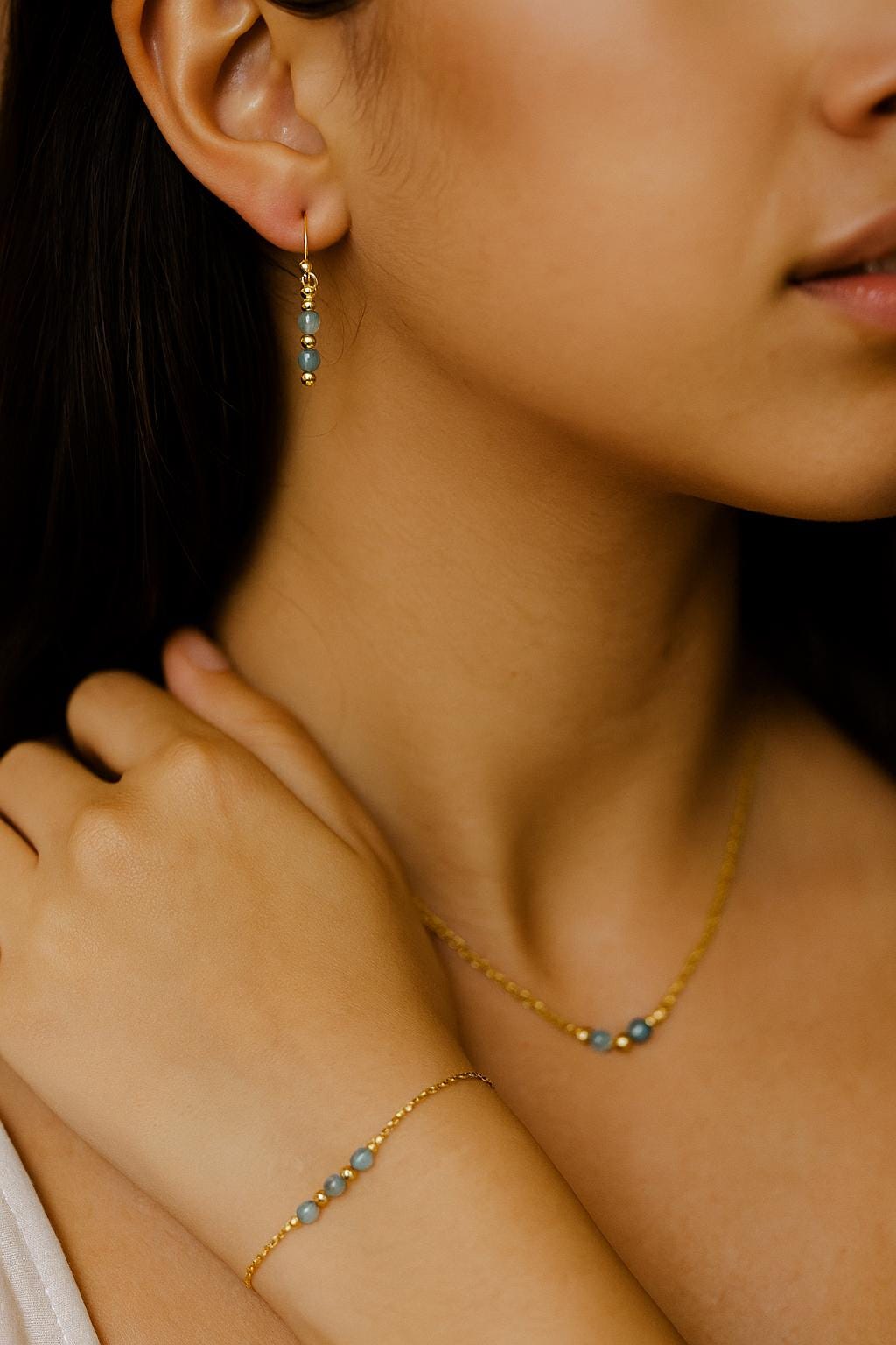 Dainty Birthstone Earrings for Moms, Sisters and Friends • Gold or Silver • Free to Personalize Your Family Gemstone Jewelry