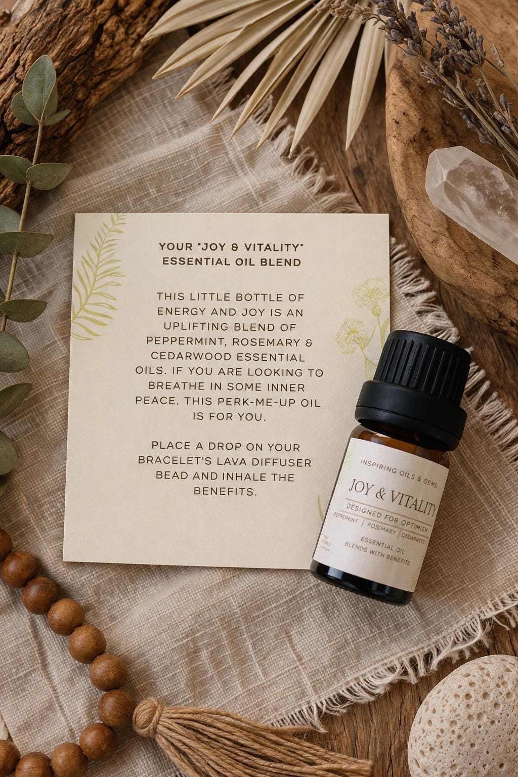 Men's Essential Oil Blend: Aromatherapy for Stress Relief & Energy